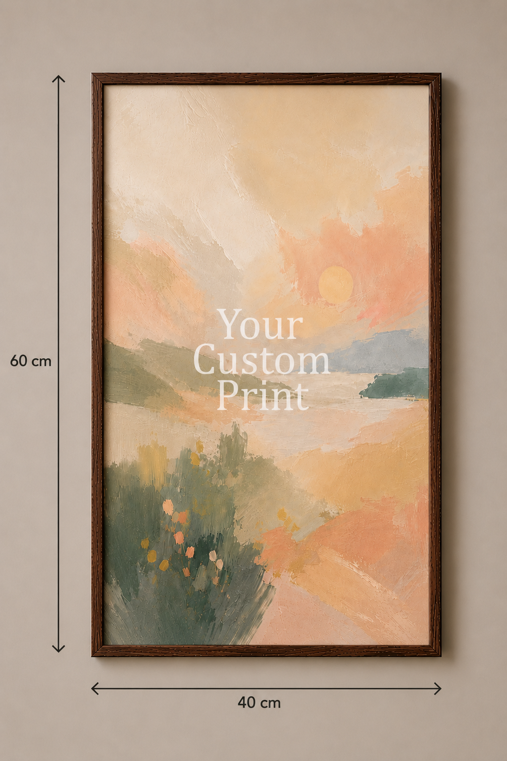 Custom Framed Poster - Wooden Frames