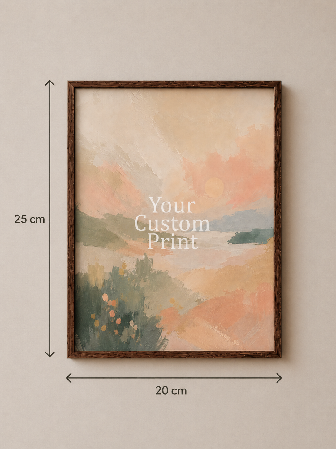 Custom Framed Poster - Wooden Frames