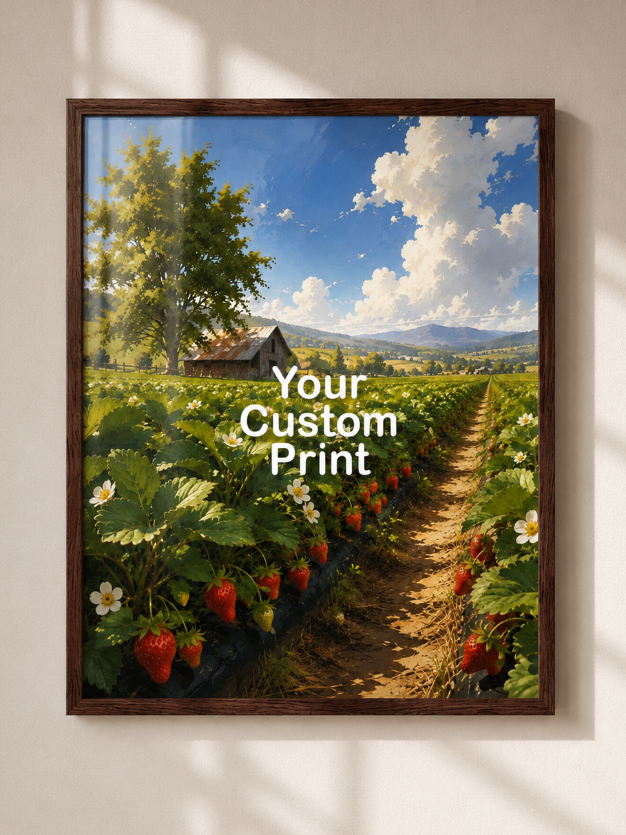 Custom Framed Poster - Wooden Frames