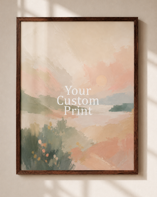 Custom Framed Poster - Wooden Frames